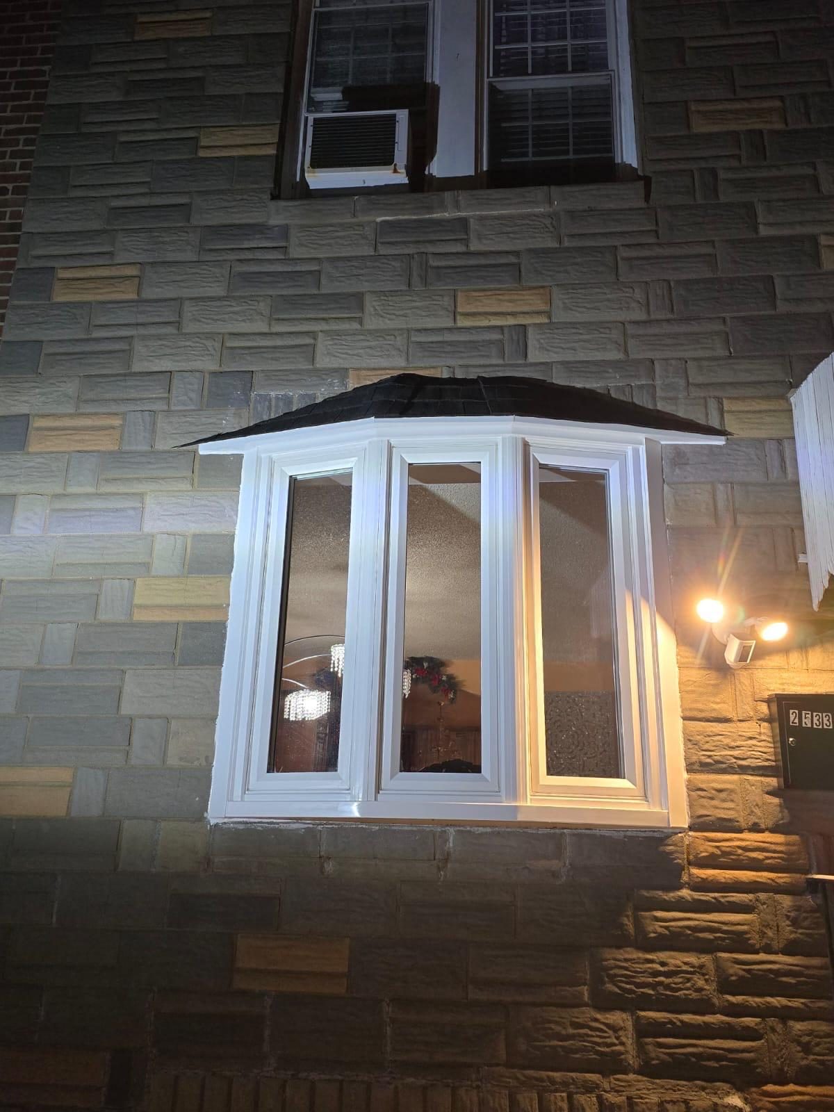 Window replacement installation Tri State Area residential window replacement project in Bucks County Pennsylvania