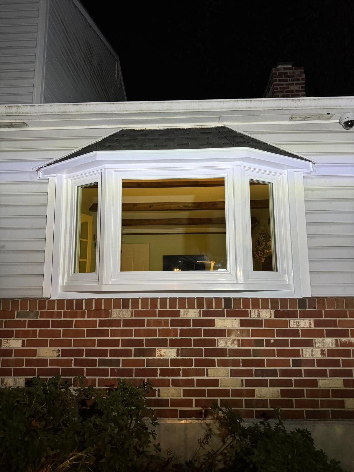 vinyl replacement window frame detail showing quality construction
