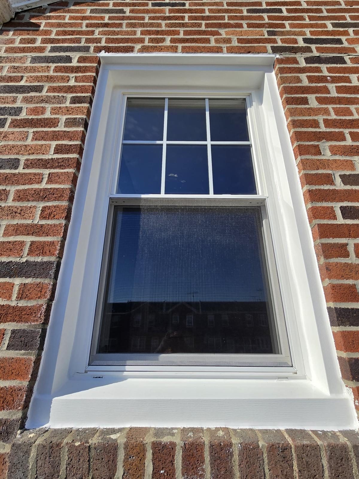 before and after window replacement showing curb appeal improvement for refinance valuation